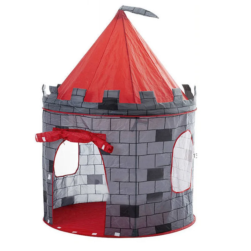 

Castle design Ball Pool Game Play House Tent City Wall Priting Mongolian Tent For Kids Children Baby play