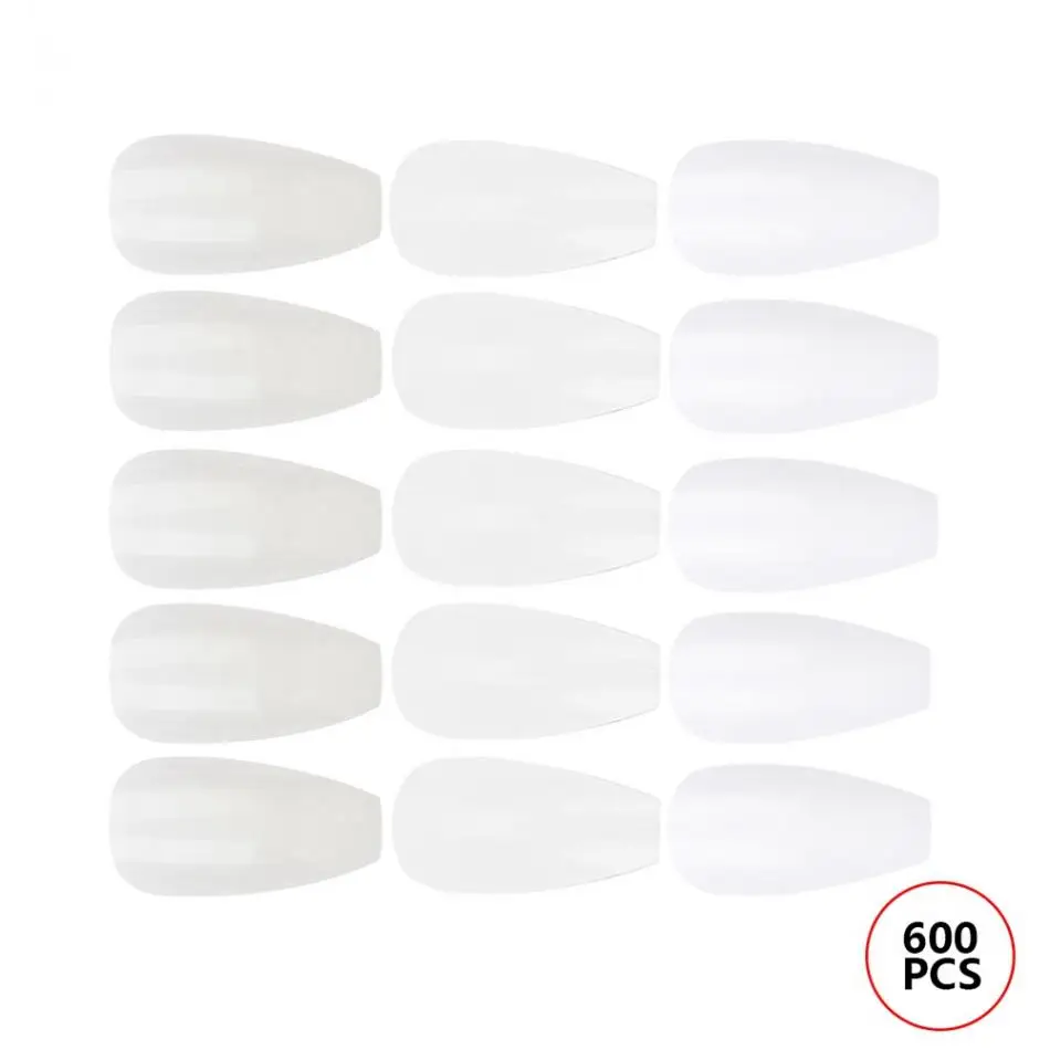 600 шт Nail Art полное покрытие искусственные ногти Советы Маникюр накладные ногти в