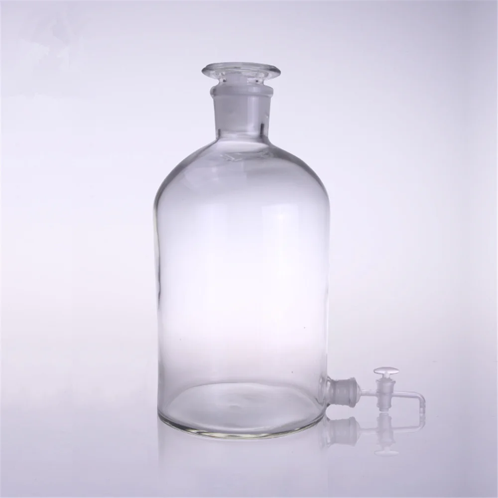 5000ml Glass Medicine Wine Bottle with an Faucet Lab liquid bottle