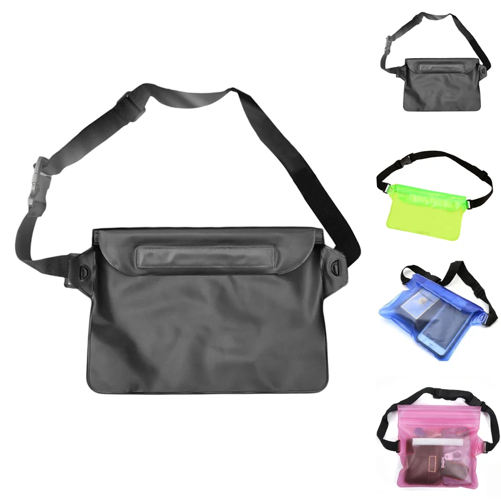 

Pool Accessories Outdoor Sports Waterproof Bag Touch Screen Mobile Phone PVC Waist Case Pocket
