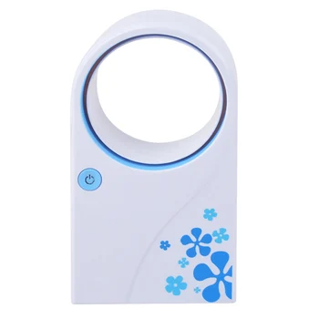 

Mini Bladeless Fan Refrigeration No Leaf Air Conditioner USB Desktop FAS