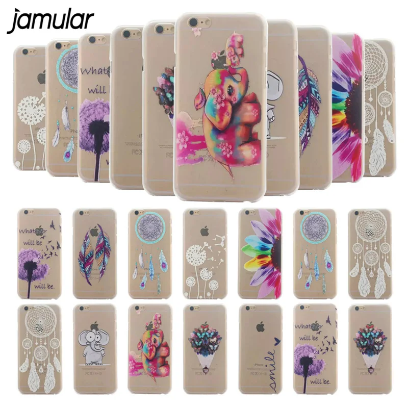 

Newest PC Hard Case Printed Flower Cover for iPhone 7 Capa Para Unicorn Phone Case For iphone 7 Plus Celular Fundas Phone Bag
