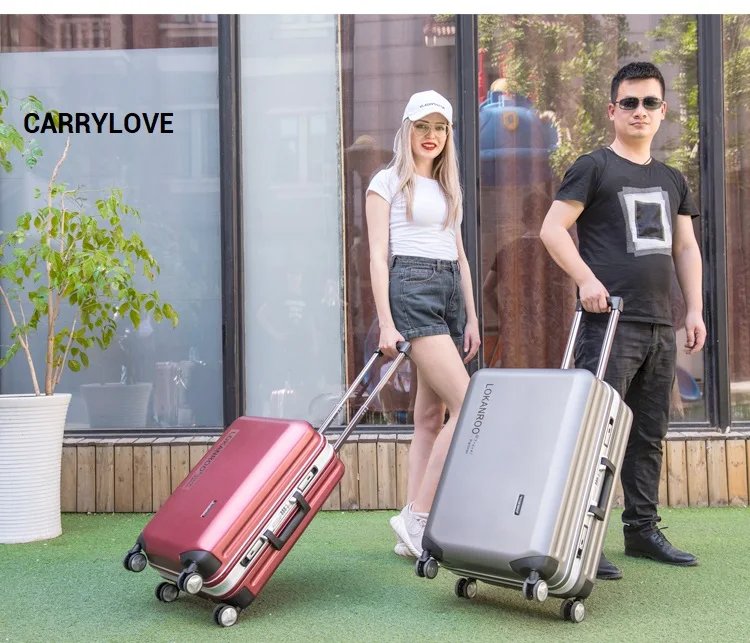 

CARRYLOVE fashion luggage 20/22/24/26 size Contracted business PC Rolling Luggage Spinner brand Travel Suitcase