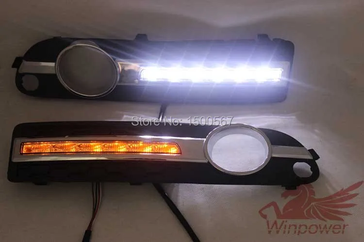 

Free shipping!! 1 Set Daytime Running Light LED For Volvo S80 2009 2010 2011 2012  2013 DRL Car Styling Parking Driving Fog Lamp