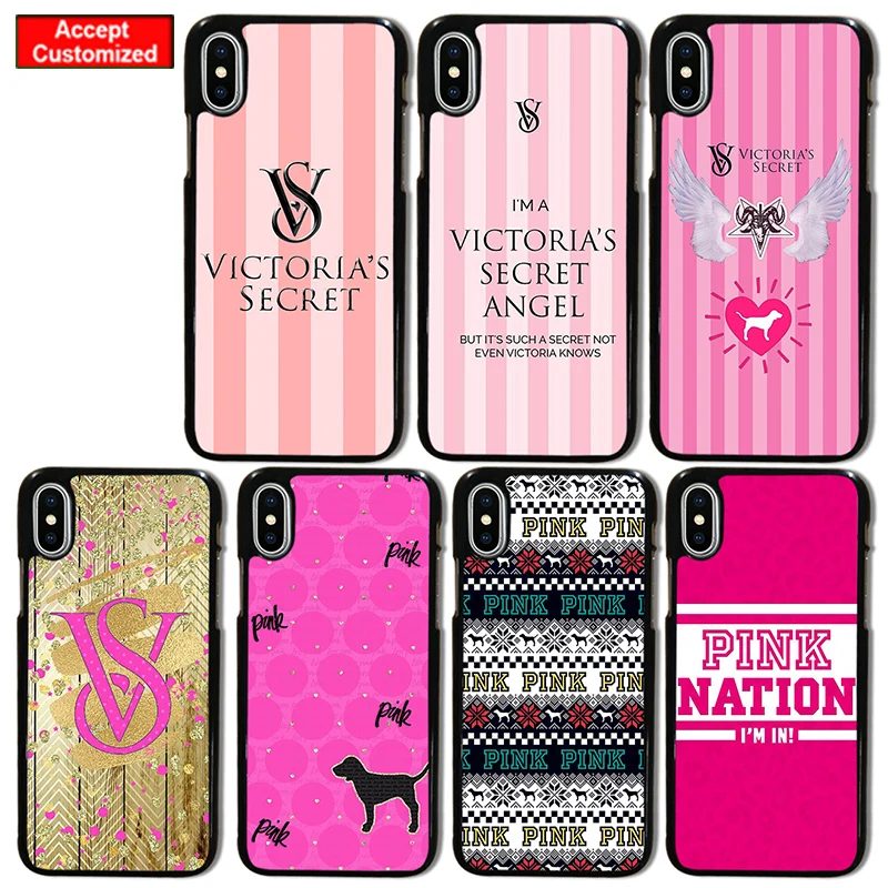 

Pink Cover Case for iPhone 5 5S SE 6 6S 7 8 Plus X XS Max XR Victoria Samsung Galaxy S7 S8 S9 S10 S10E Edge Plus Note 8 9 Secret