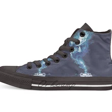 I Am Awake/Новинка; дизайнерская Повседневная парусиновая обувь; обувь на заказ; Прямая