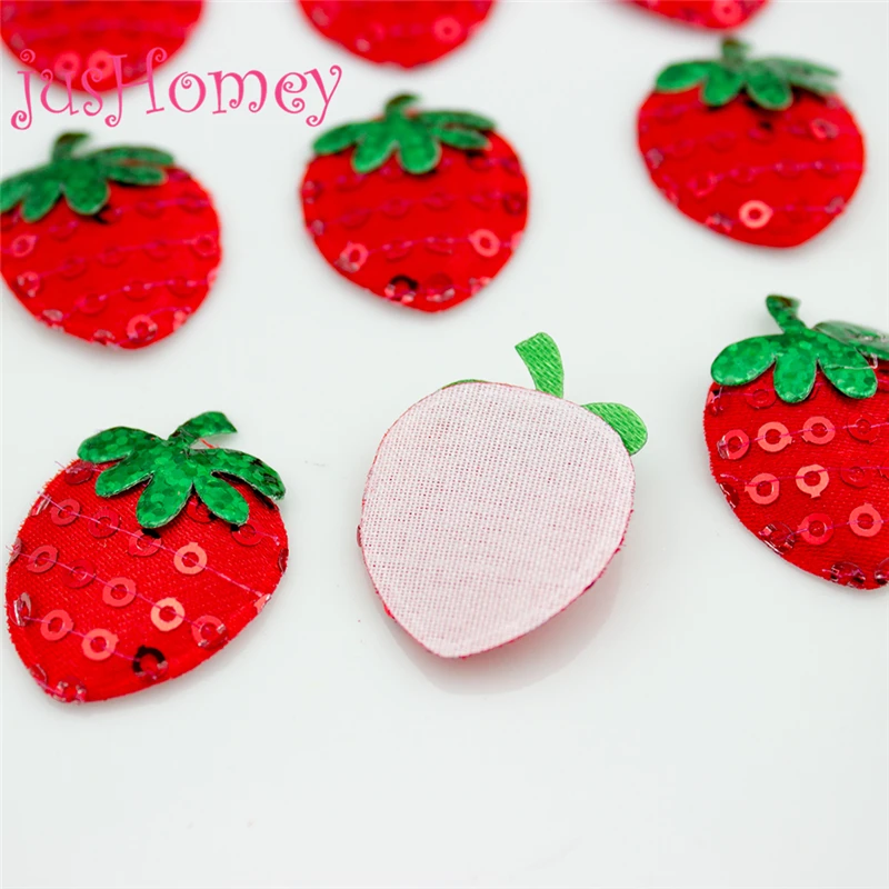 sequin strawberry