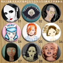 Изготовленные На Заказ броши Монро значки Япония Harajuku панк Броши Булавки на Хэллоуин украшения памяти подарки для друга