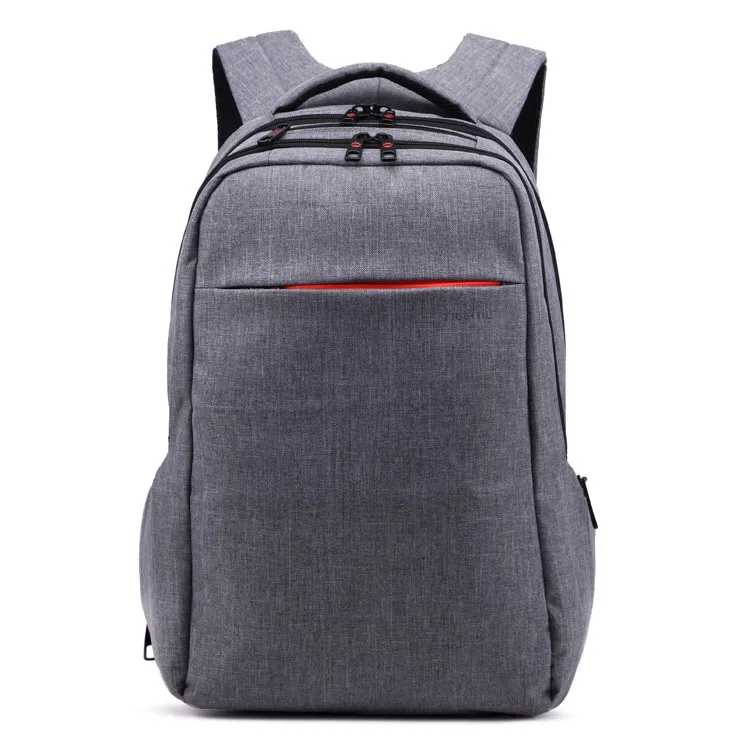 High Quality 15.5 Inch Laptop Computer Notebook Backpack Men Brand Men's Backpacks Designer Grey