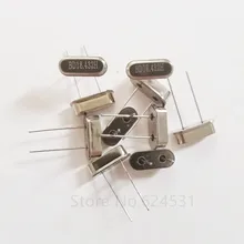 10 шт. HC-49S встроенный пассивный кварцевый генератор 18,432 МГц S Тип кристалл 20PF Кристаллический Резонатор