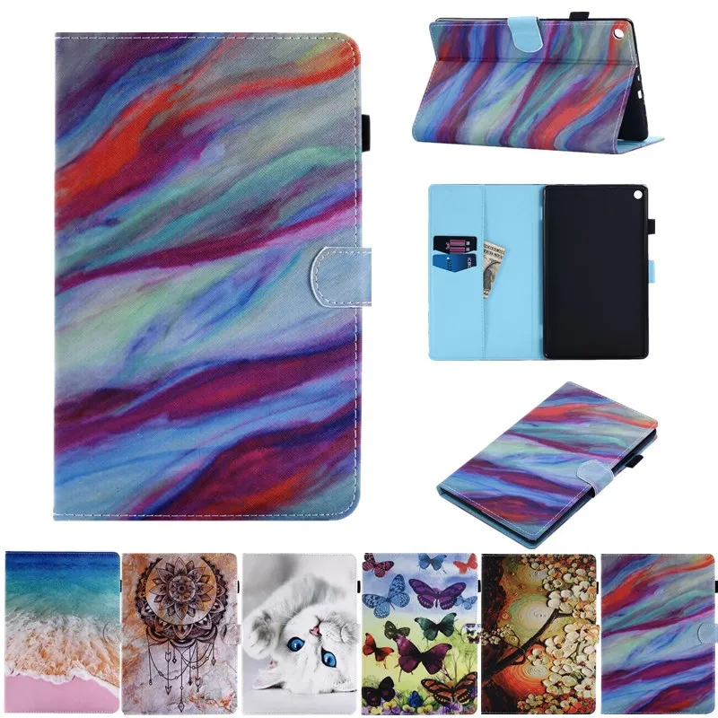 Чехол Smart Case для Amazon все новые Kindle Fire HD 8 2017 искусственная кожа Стенд чехол fire hd 2016