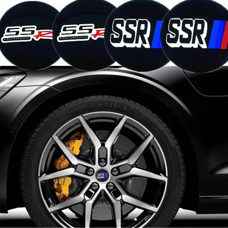 

CDIY 4pcs/sets 56.5mm SSR Emblem Wheel Center Sticker Car Styling Wheel Hub Styling For Trax Malibu Volt Emblem