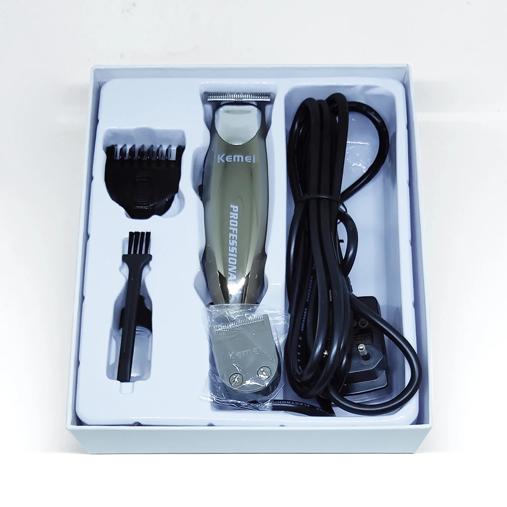 Aparador de Cabelo Máquina de Cortar Aparador de Pêlos Kemei Baldheaded Profissional Poderosa Cabelo Elétrica Barbeador Modelagem Navalha 43d 0mm 17 High Quality Eletrodomésticos