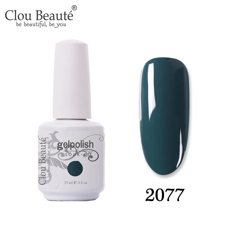 Clou Beaute лак для ногтей УФ-Гель-лак для ногтей для маникюра полуперманентный лак Гибридный гвоздь впитывающий Гель-лак для ногтей - Цвет: 2077