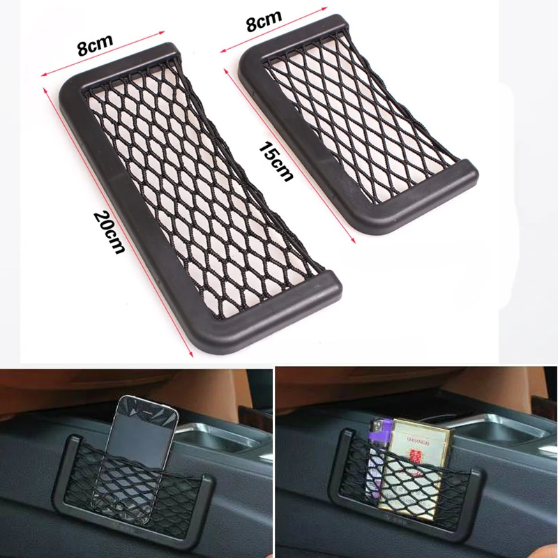 

1pcs For SUBARU Forester Outback impreza Legacy XV Grid shape Car Carrying Storage bag Car Accessories sticker