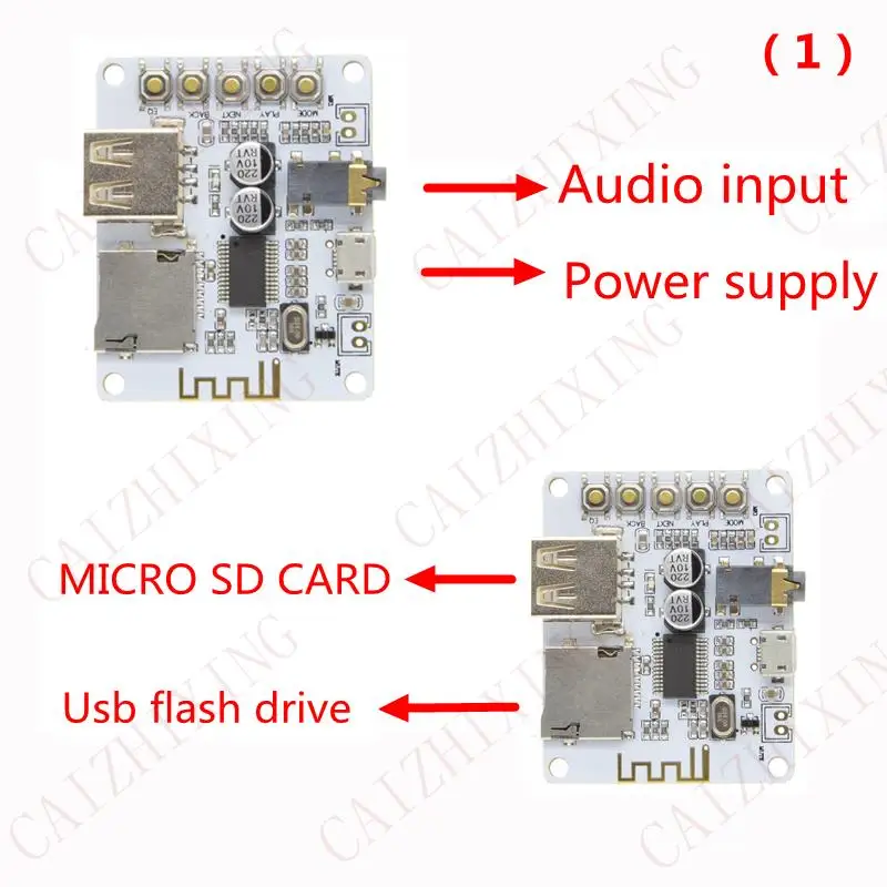 Bluetooth аудио приемник Bluetooth MP3 декодирование USB TF карта декодирование вещания выходной уровень перед воспроизведением