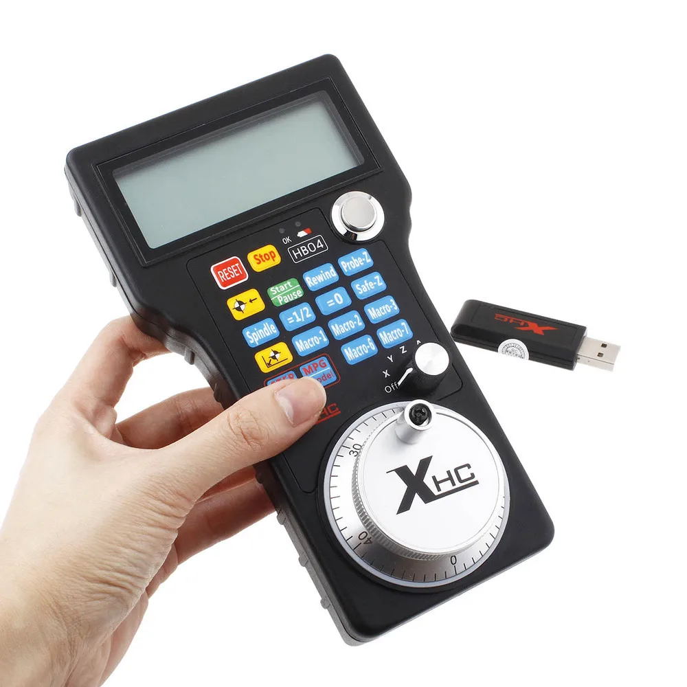 

Engraving Machine Remote Control Handwheel Mach3 MPG USB Wireless Handwheel for CNC 3,4 Axis Controller Milling Machine A545A