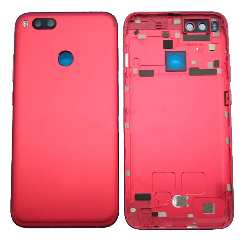 M y Sen para Для Xiaomi Mi 5x M5X A1 volver caso de la cubierta de la Vivienda+ lado botones de la lente de cristal pa