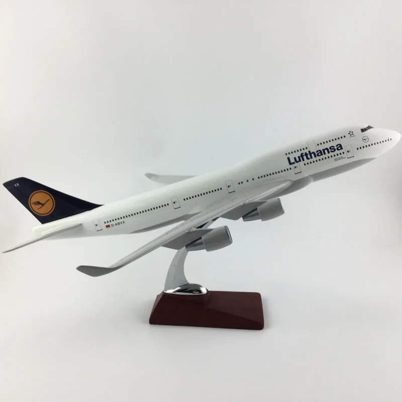45 47 см LUFTHANSA AIRLINES B747 1:150 металлическая модель самолета из сплава Коллекционная