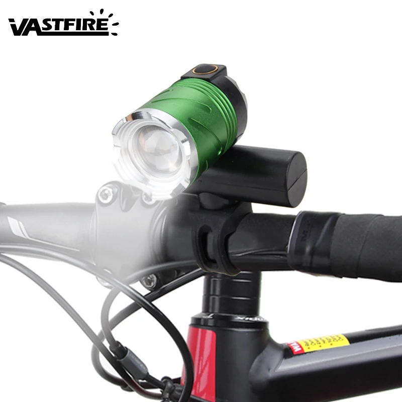 

Built-in Rechargeable Battery Bike Headlight 15000LM XML T6 Front Bike Light 3 Modes Lamp with USB Line