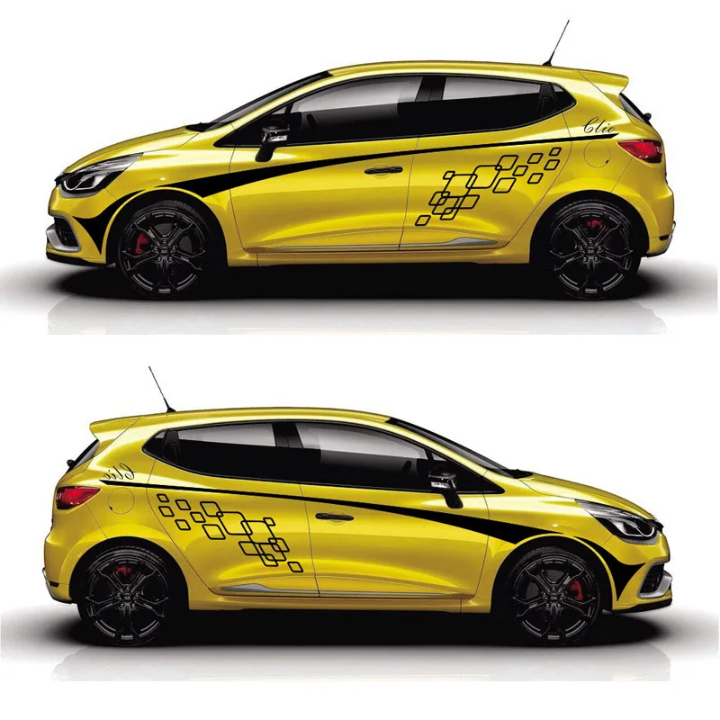 Автостайлинг TAIYAO Спортивная Автомобильная наклейка для Renault Clio автомобильные