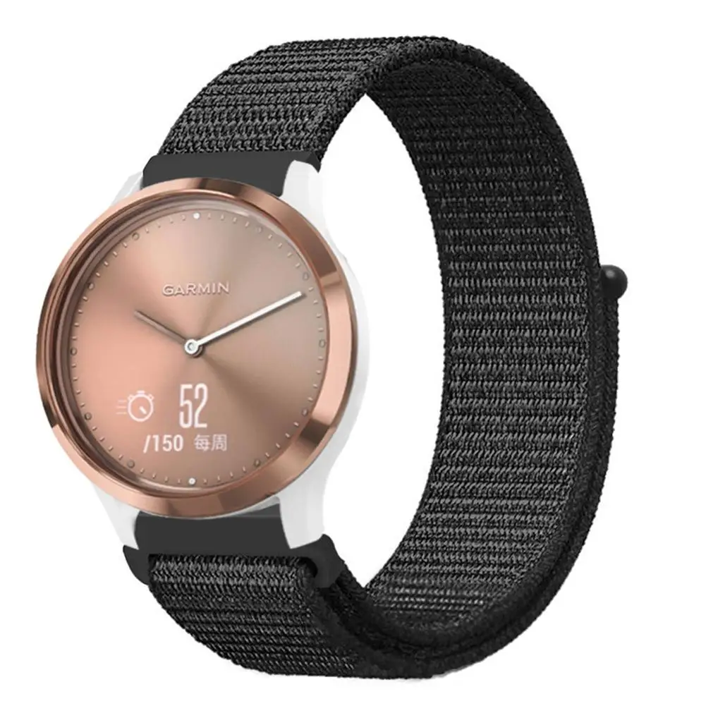 Для Garmin Vivomove HR Смарт-часы нейлоновый сменный ремешок 20 мм нейлоновые спортивные Смарт-часы полосы для Vivoactive 3