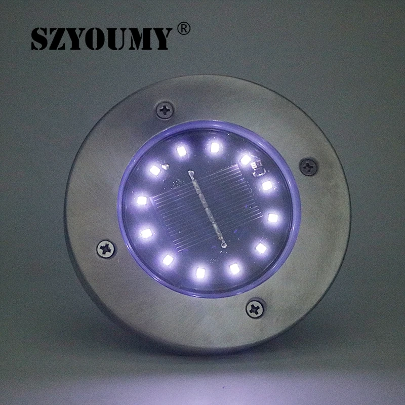 SZYOUMY 12LED солнечный свет для дома сада двора лужайки уличный путь садовый настил