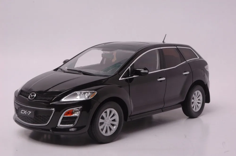 118 Diecast Model for Mazda CX 7 Black SUV Alloy Toy Car Collection