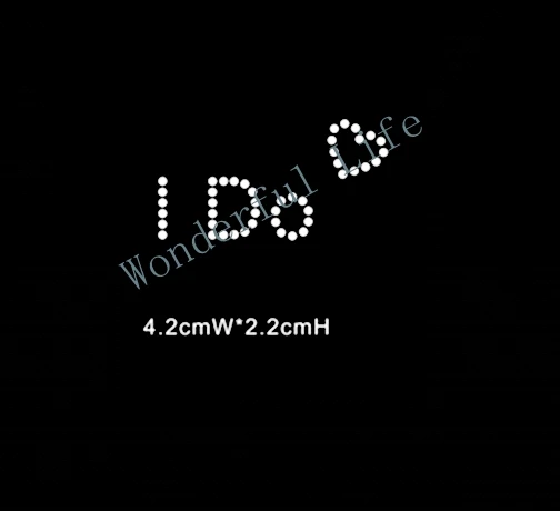 

New product free shipping Rhinestones iron on crystal transfers design hot fix rhinestone motif I do for wedding