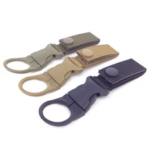 h594 Free shipping sports & entertainment outdoor backpack tactical bottles hang buckle mountaineering portable hung a kettle
