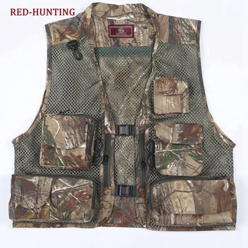 Multi Pockets Mesh Vest Fishing Hunting