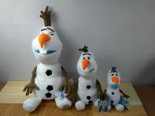 Olaf Marioneta Mascota Noel Navidad 50CM Boneco Knuffel Snowman Soft Toys Princess Elsa Anna Olaf Sven Favor Kristoff Trolls