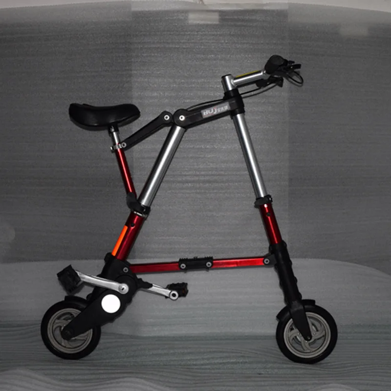 Factory direct sale 8-inch latest upgrade mini ultra light folding bicycle aluminum portable mountain bike Factory direct sale 8-inch latest upgrade mini ultra light folding bicycle aluminum portable mountain bike