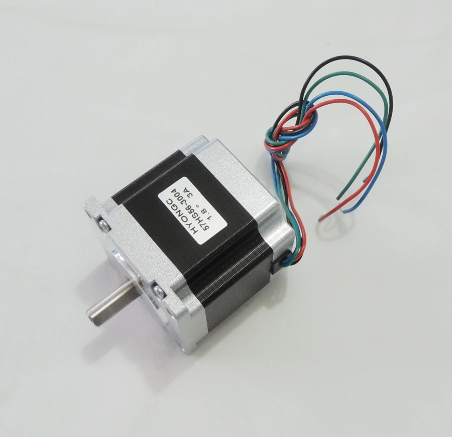 NEMA23 шаговый двигатель 57x56 мм 4 свинец 3.0A 1.2N.m/Nema 23 56 170 унций для 3D принтер
