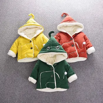 baby winter coats 0-6y 2018 baby children thickening cotton-wadded jackets vetement bebe fille hiver warm kids tops
