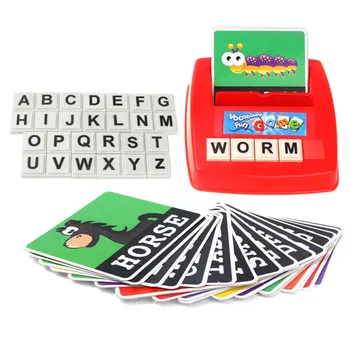 

Early Learning Toys English Alphabet Letters Spelling Cards Kid's Educational Literacy Toy YJS Dropship