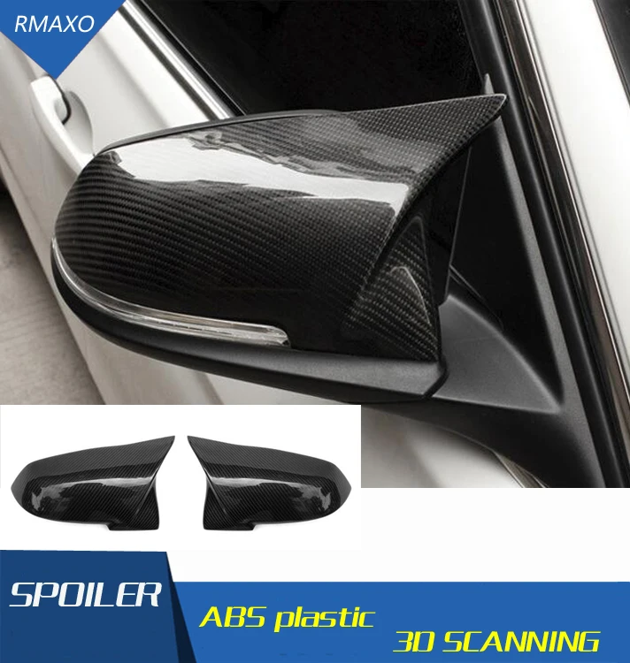 F30 New M Look Carbon Fiber Replacement Style Side Mirror Covers for