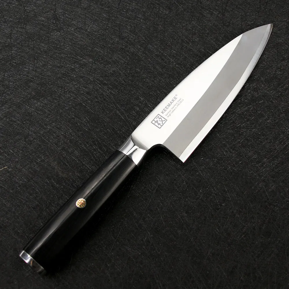 SUNNECKO Профессиональный 6,5 дюймов нож Деба из немецкой 1,4116 стали острое лезвие филе кухонные ножи G10 Ручка рыбий головы резак
