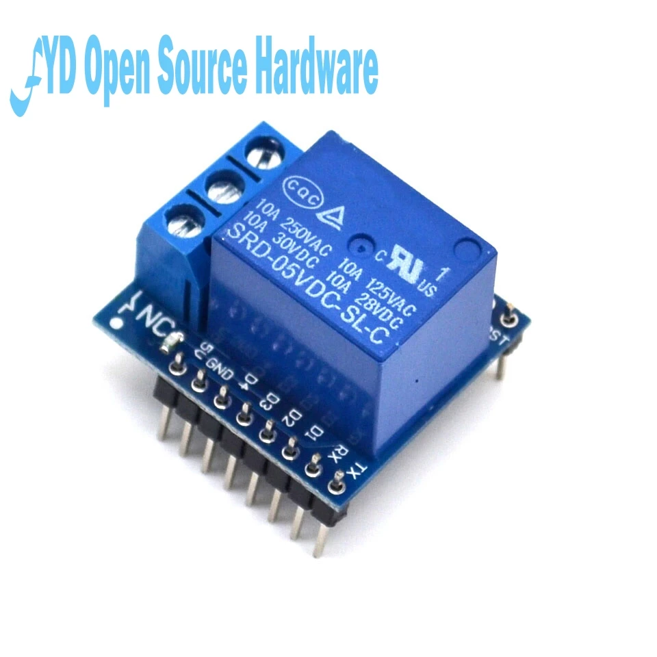 1 канальный релейный щит V2 версия 2 для WEMOS D1 mini ESP8266 модуль Wi Fi|relay module|wifi moduled1 |