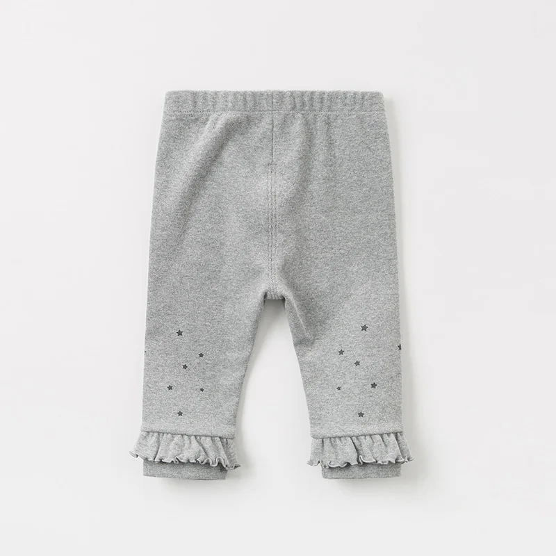 DBQ11120-2 dave bella/осенние модные брюки со звездами для маленьких девочек; детские длинные леггинсы; брюки для малышей