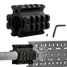 Страйкбол охотничья модель 0,75 дюймов низкопрофильный четырехрельсовый газовый блок для 0,7" баррель или газовая трубка RL1-0008