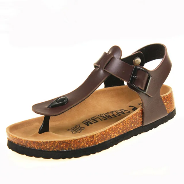 Men Shoes Sandals Cork Slippers Men Sandals Beach Sandals for Men