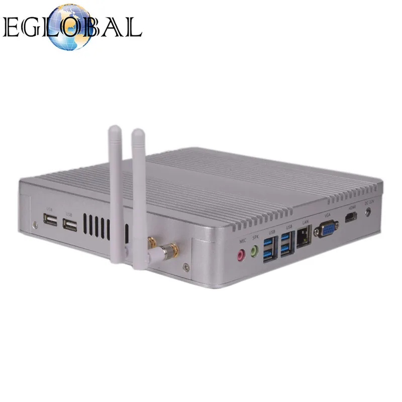 Процессор EGlobal fanless Nuc Core i5 7200U i3 7100U DDR3L памяти Barebone мини ПК Linux Windows10 Minipc настольный мини ПК компьютер