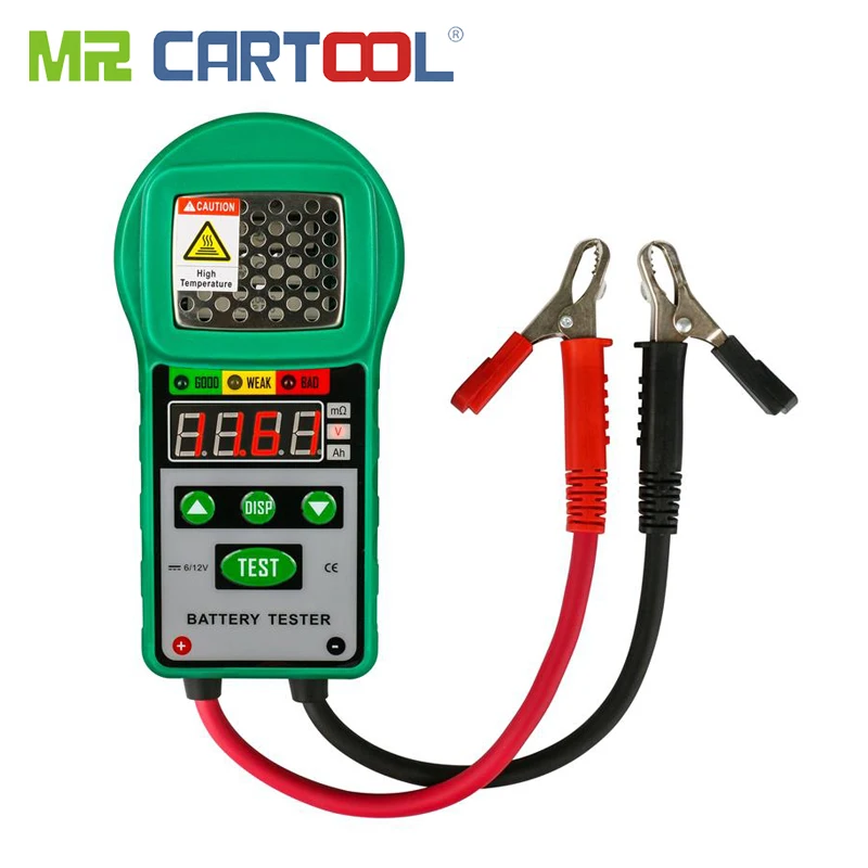 

Car Battery Tester Analyzer 6V 12V DC UPS Automotive 4-wires Resistance Test Auto For Solar Battery Energy Storage Marine