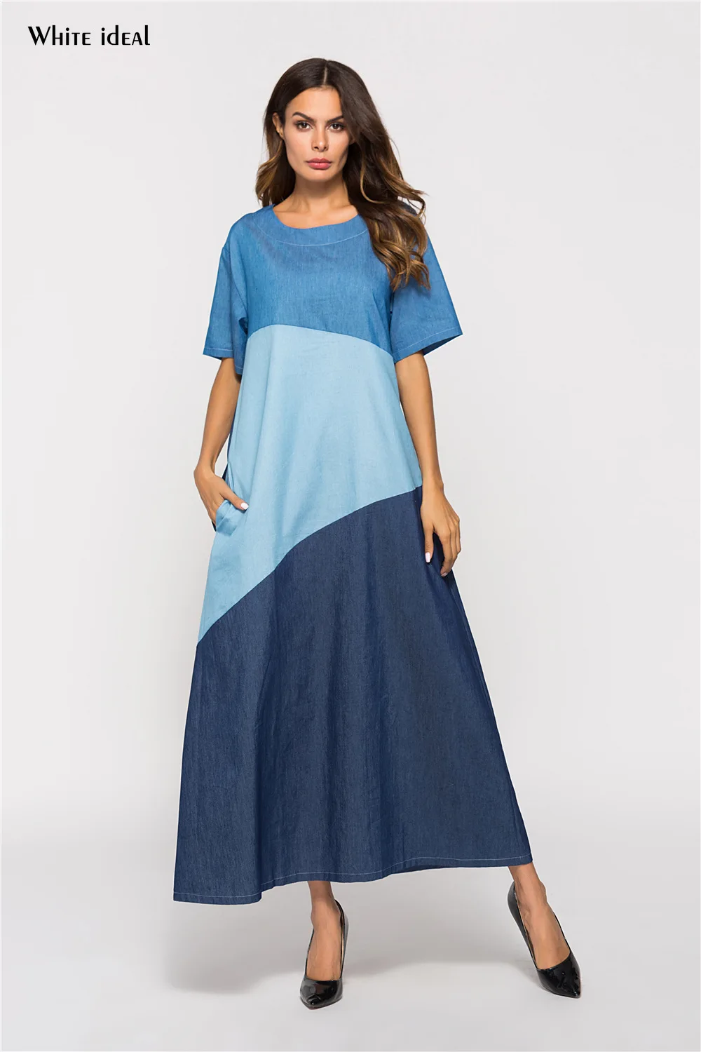 

Plus Size Loose Party Dress Dubai Arabic Muslim Robe Evening Dress Elegant Ladies Evening Dresses Robe De Soiree