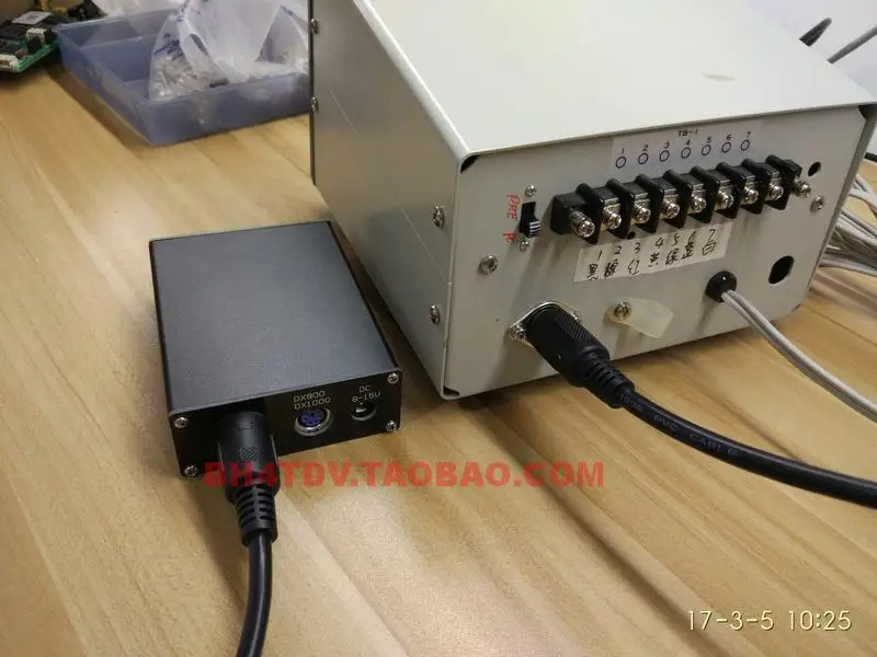 1PCS DIN8-DIN8 cable Rotator control interface board box for YAESU G-5500 