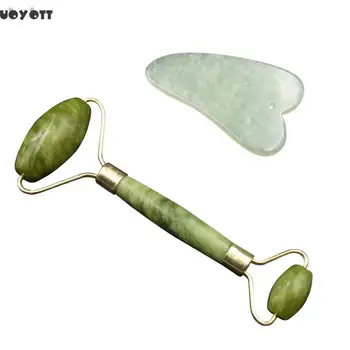 

Natural Facial Jade Massage Roller Face Thin+Body Massage Board Massager Massageador Tool Dropshipping