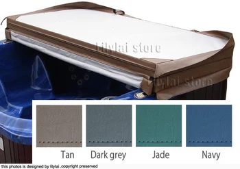 

Customized spa cover skin at any size and shape, swim spa cover leather viynl