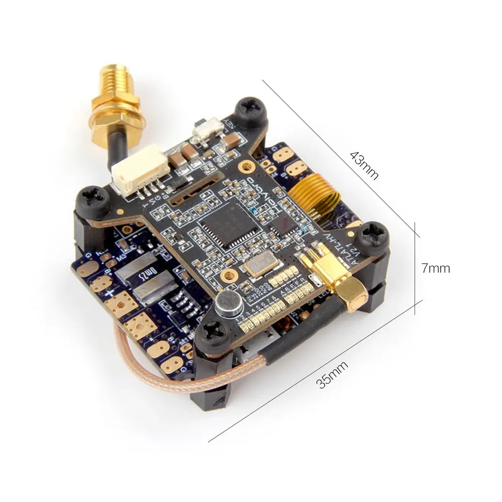 

Hot Holybro Kakute F4 AIO V2 Flight Controller PDB OSD+Atlatl HV V2 5.8G 40CH FPV Transmitter for RC FPV Racing Drone