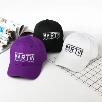 

Embroidery MARTIN Baseball Cap For Women Cotton Talk Show Variety Dad Hat Fashion Unisex The Rapper Snapback Cap Men Hip Hop Hat